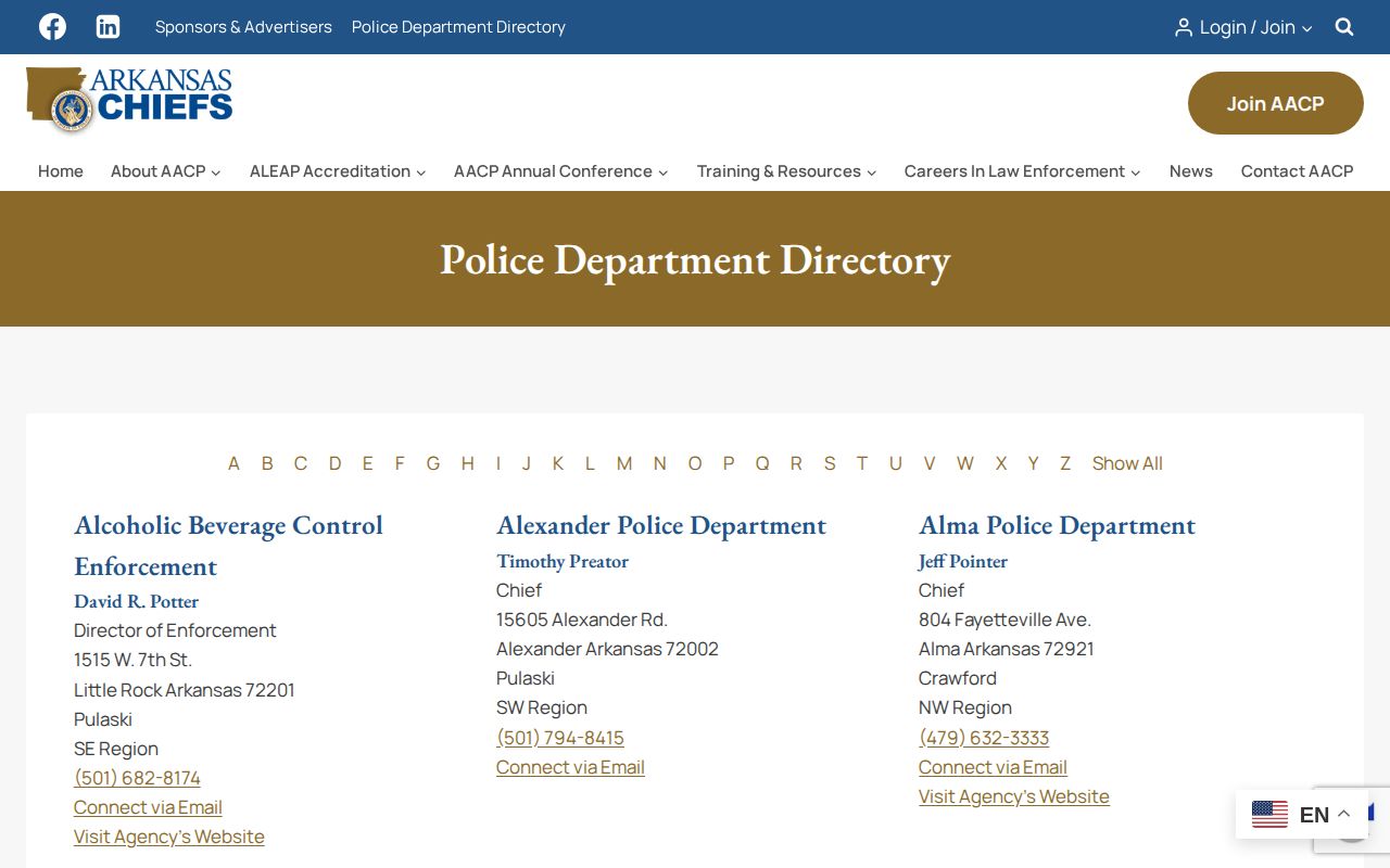 McGehee Police Department arrest record contact in Desha County